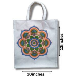 Eco Style - Medium size Canvas bag - 10 x 12 inches