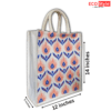 Eco Style - Medium size Canvas Bag 12 x 14 inches - Image 2